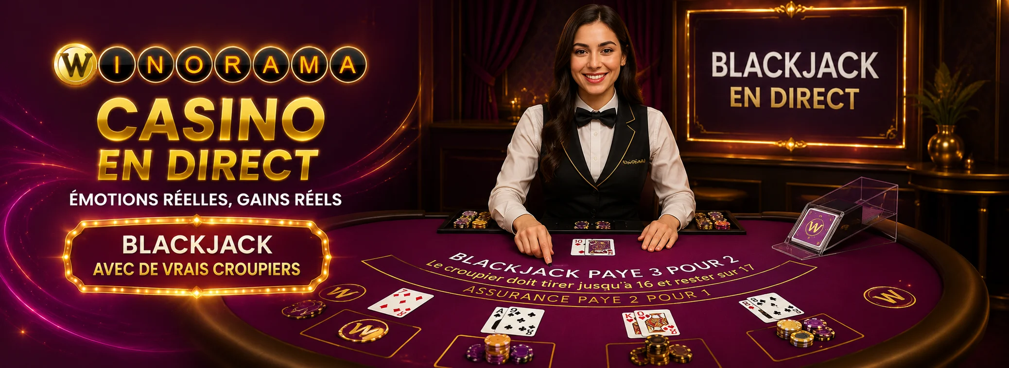 Casino en direct signé Evolution
